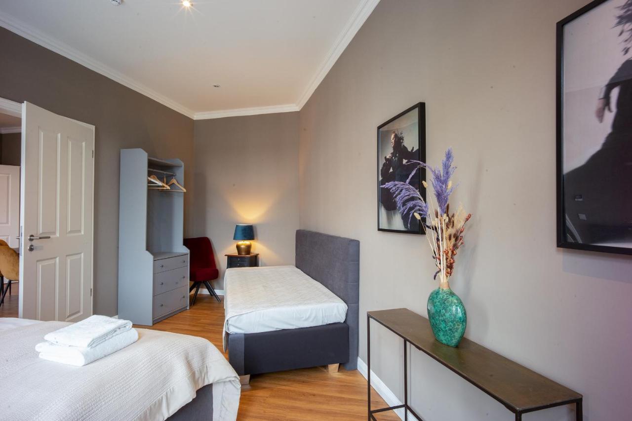 Leipzig-Suites No.12 4 Zimmer Apartment Und Balkon מראה חיצוני תמונה