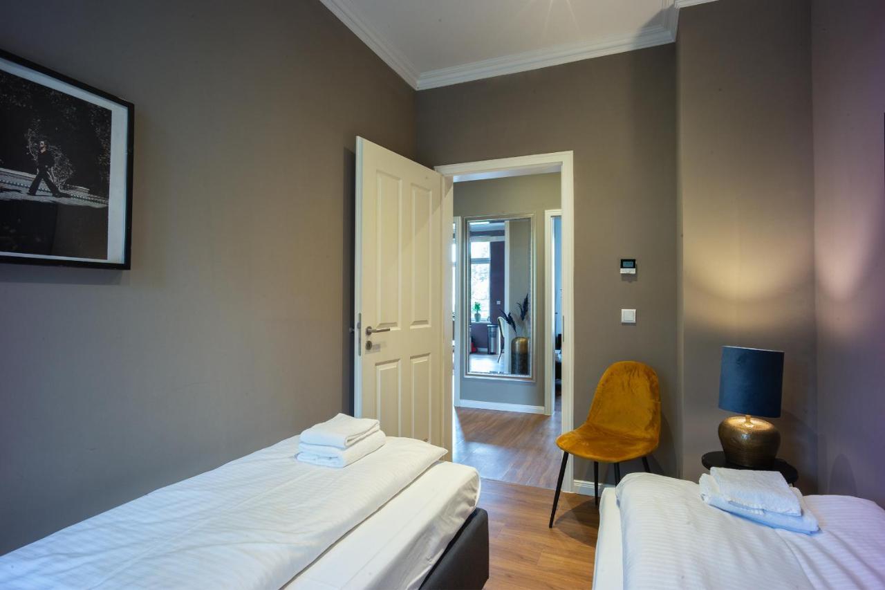 Leipzig-Suites No.12 4 Zimmer Apartment Und Balkon מראה חיצוני תמונה